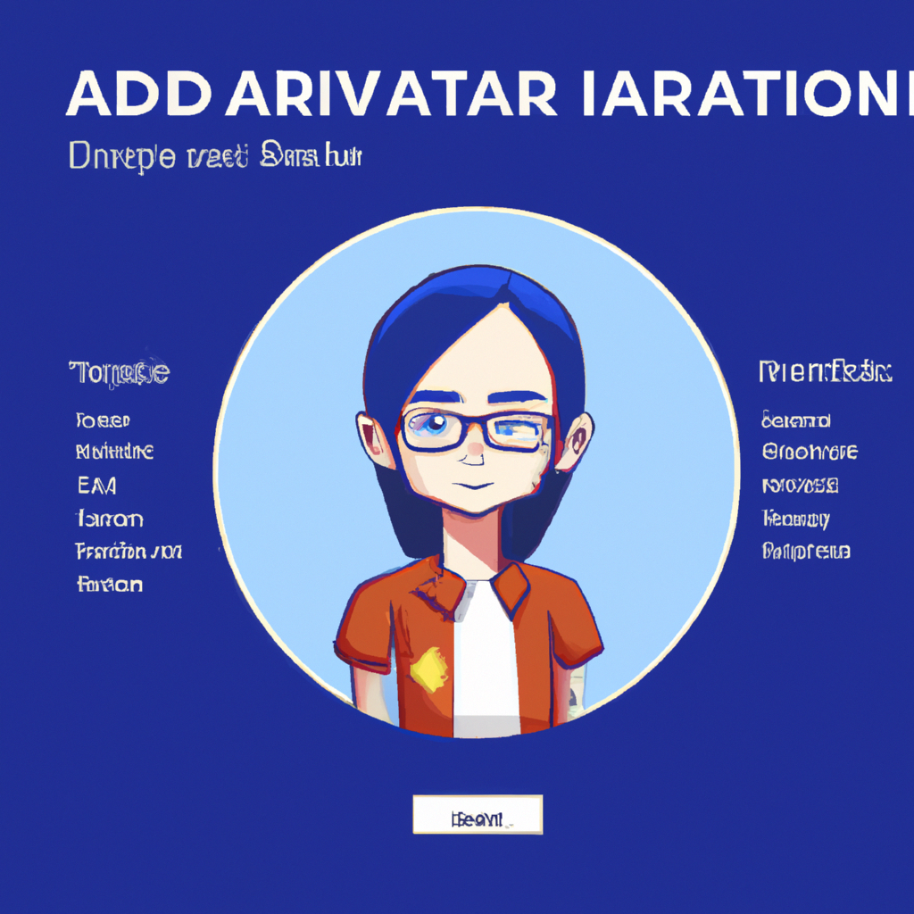 Portrait avatar with HUD badge